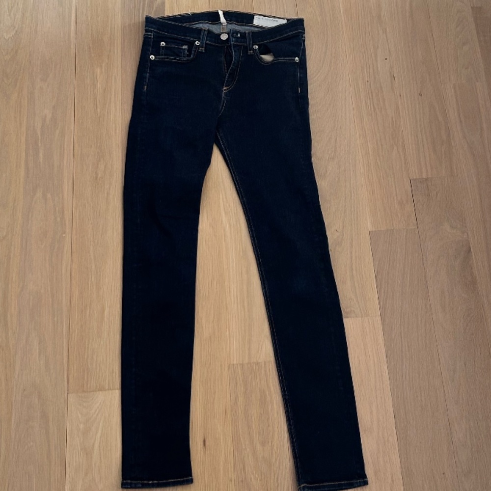 Rag and Bone Blue Skinny Jeans